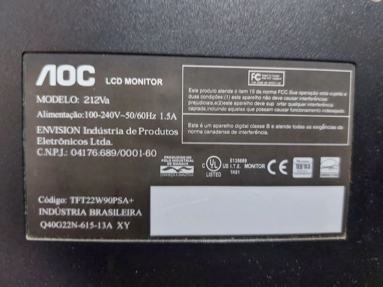 Monitor 22 AOC  - Foto 5