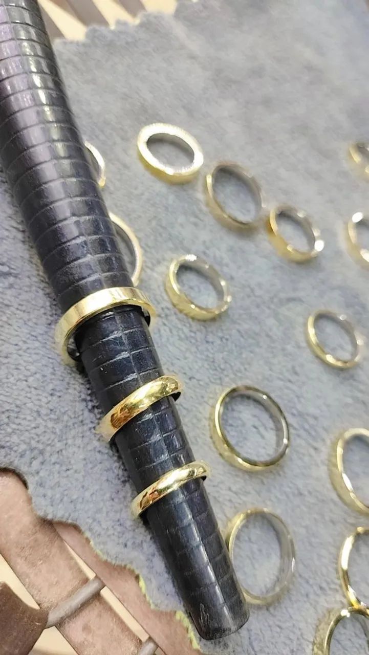 Aliança de moeda antiga  - Foto 4