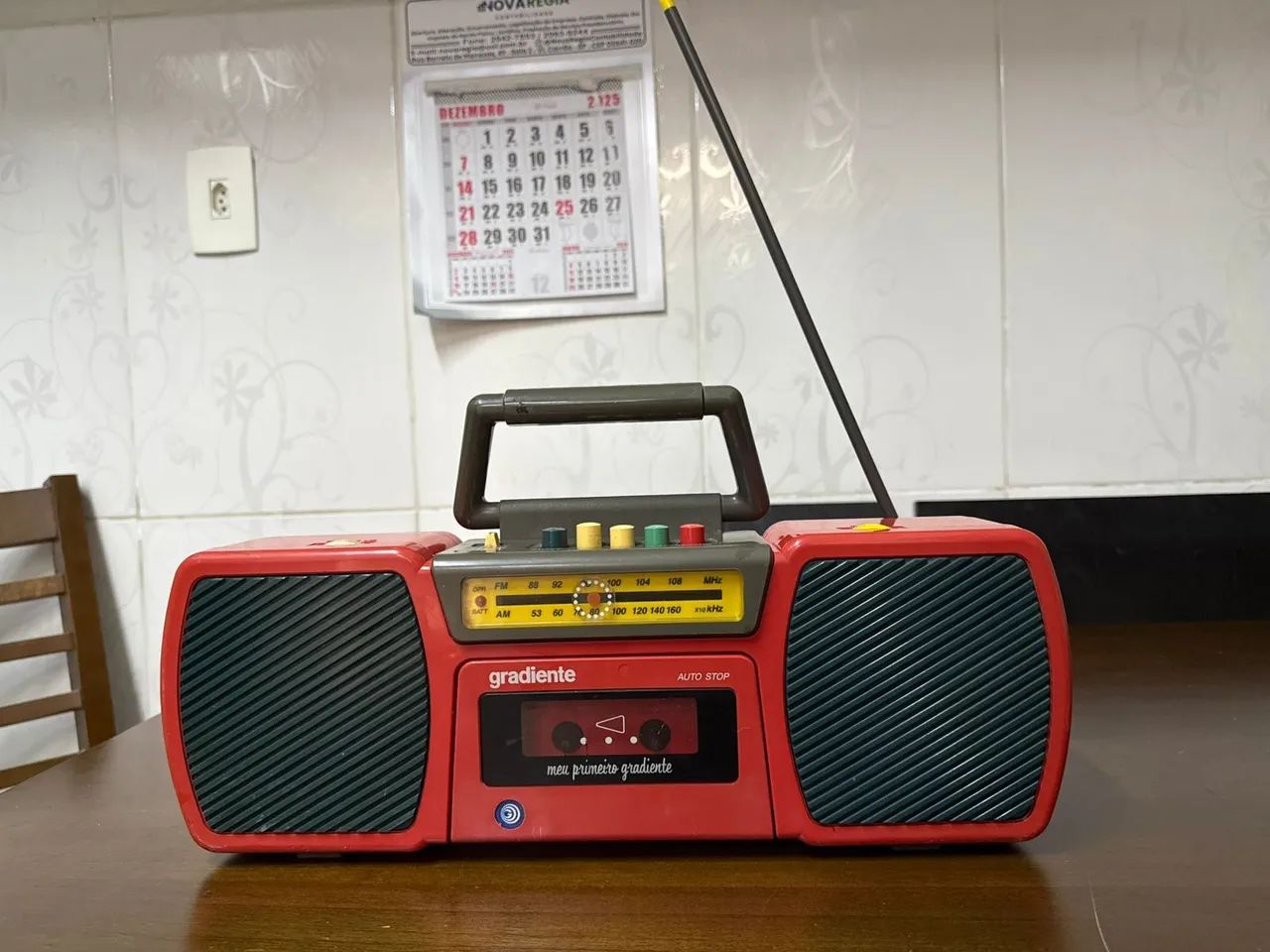 Antigo Rádio toca fitas Gradiente - Meu primeiro Gradiente - Aparelhos ...