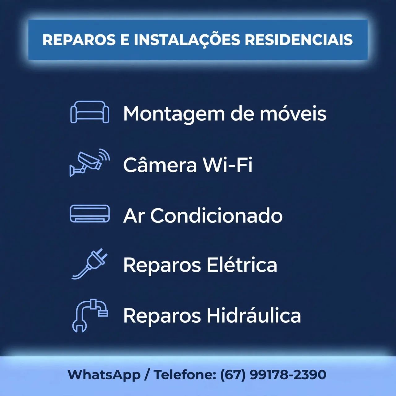Reparos e instalações residenciais 