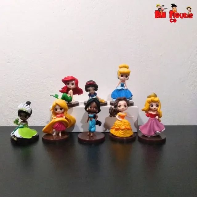 Princesas da Disney conjunto com 8pcs - Foto 2