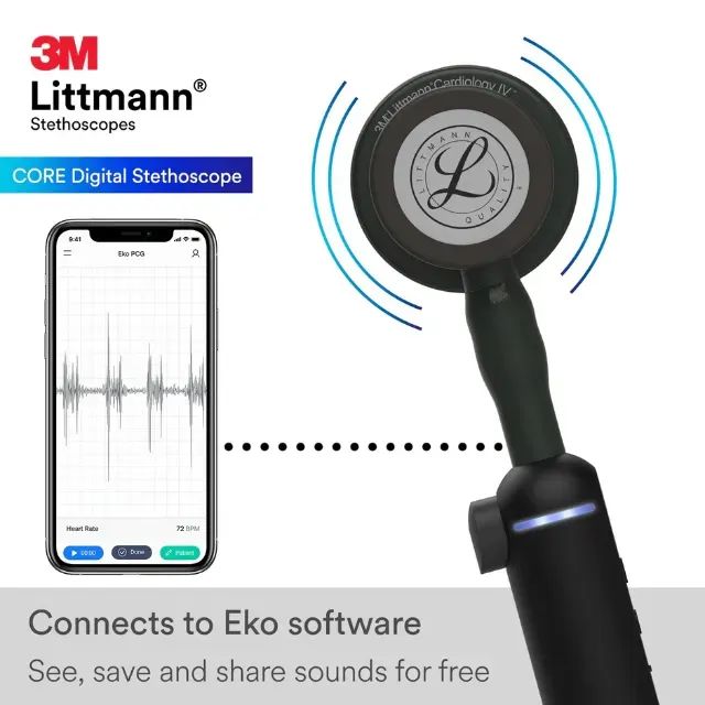 Estetoscópio littmann digital 8480 - Foto 3