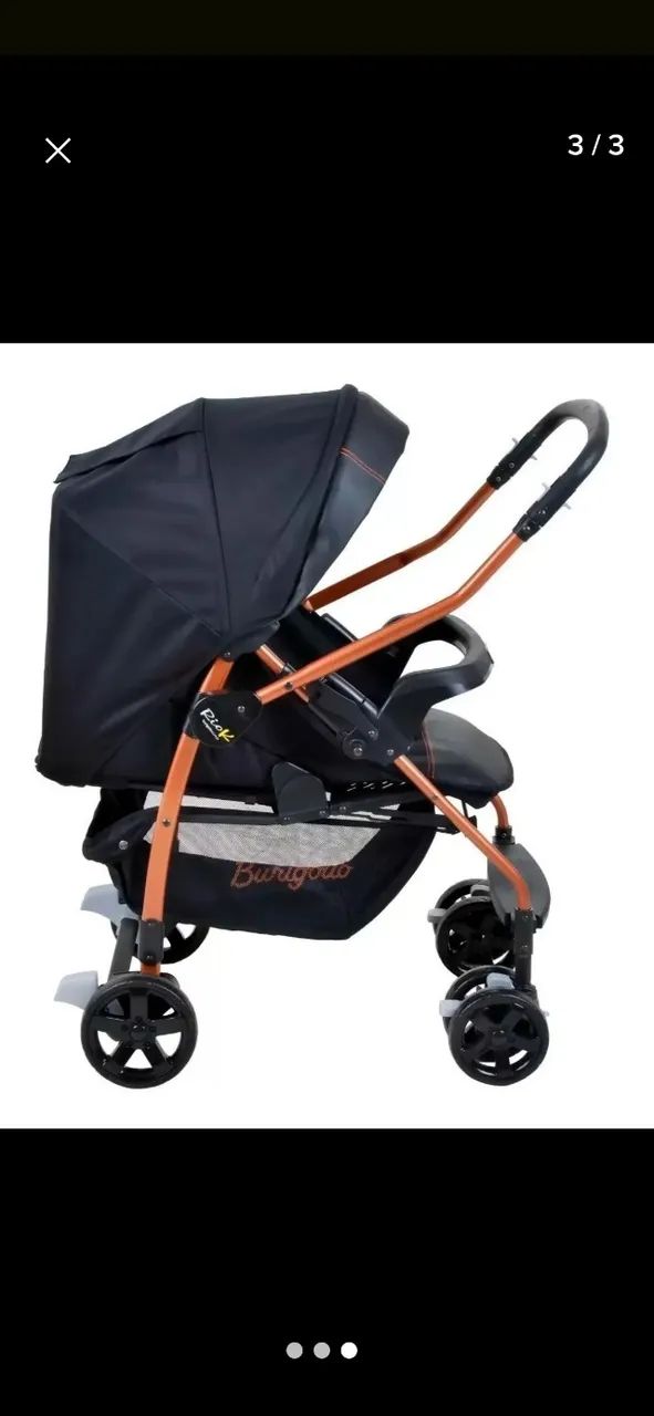 Carrinho e bebê conforto  - Foto 2