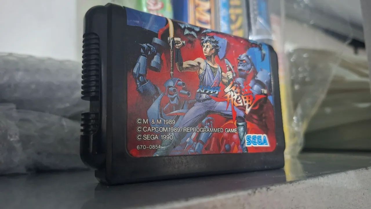 Strider (Strider Hiryu) Para Mega Drive Japones - Jogos de Vídeo