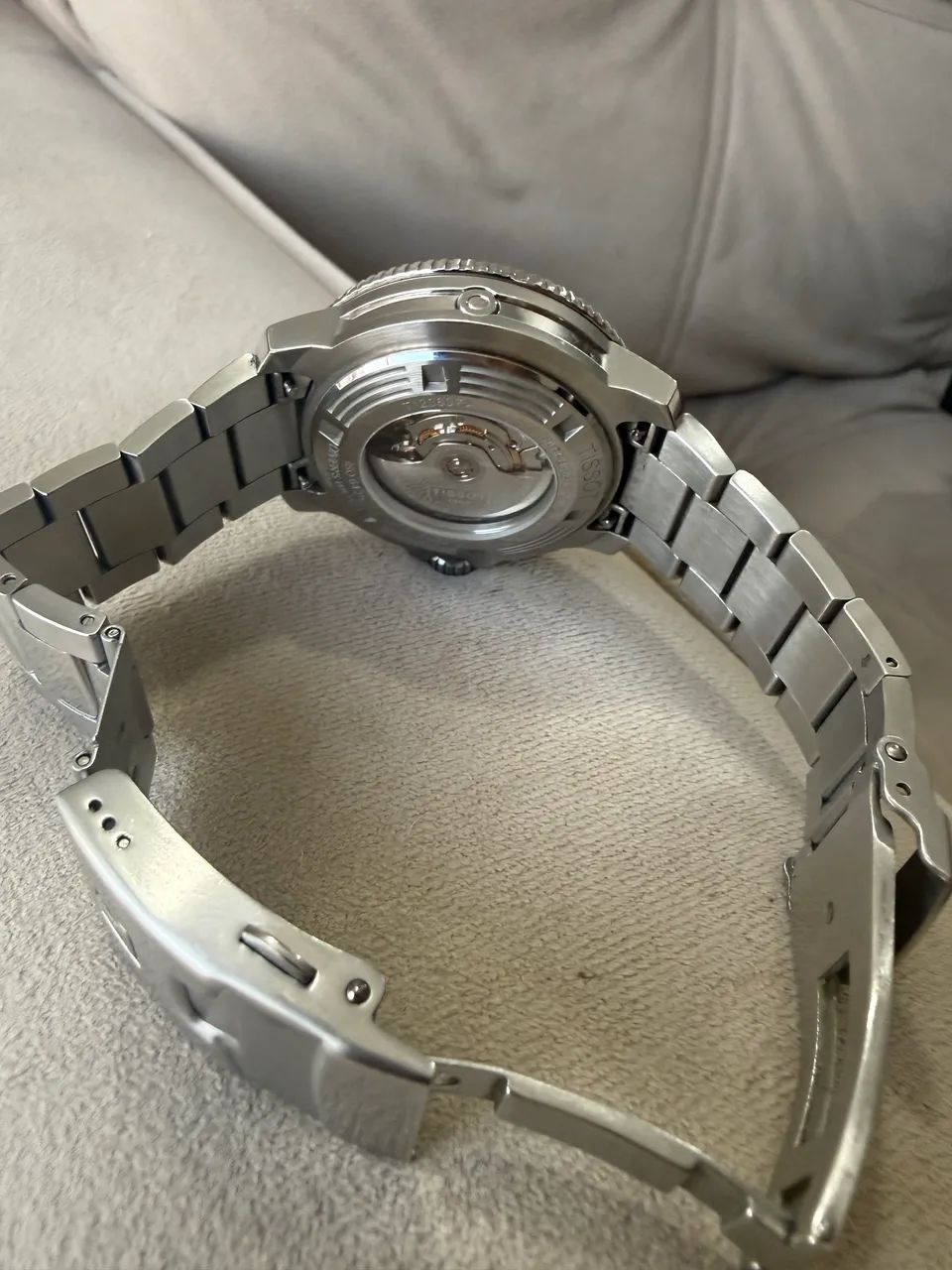 Relógio Tissot Seastar 2000 600m powermatic 80 turquesa 44mm - Foto 4