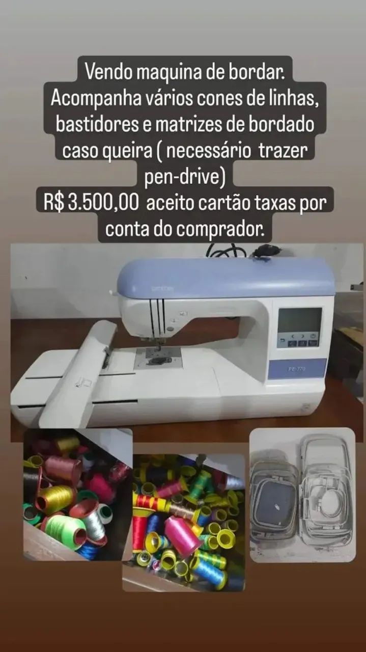 Maquina bordar Brother