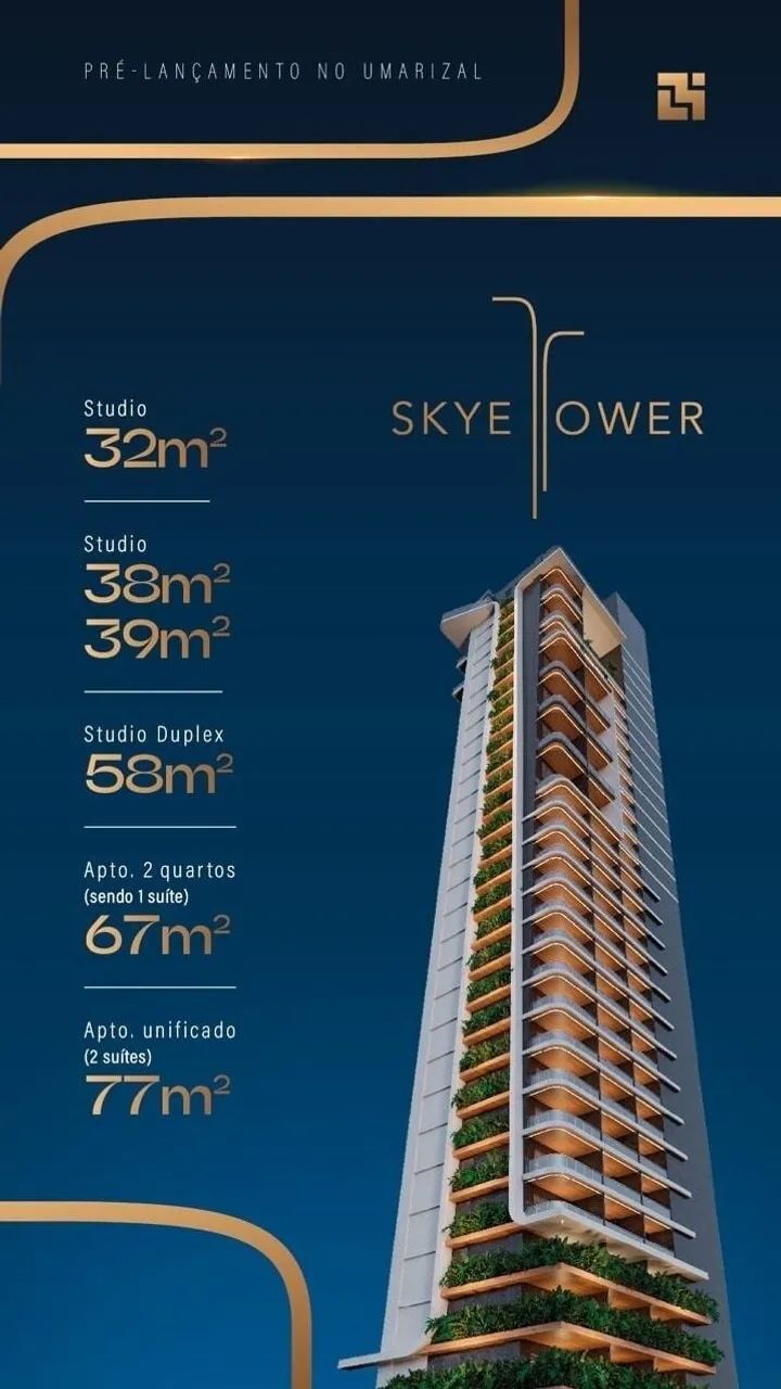 EDIFICIO - SKYE TOWER: Compacto, funcional e bem localizado em Belém - Foto 3