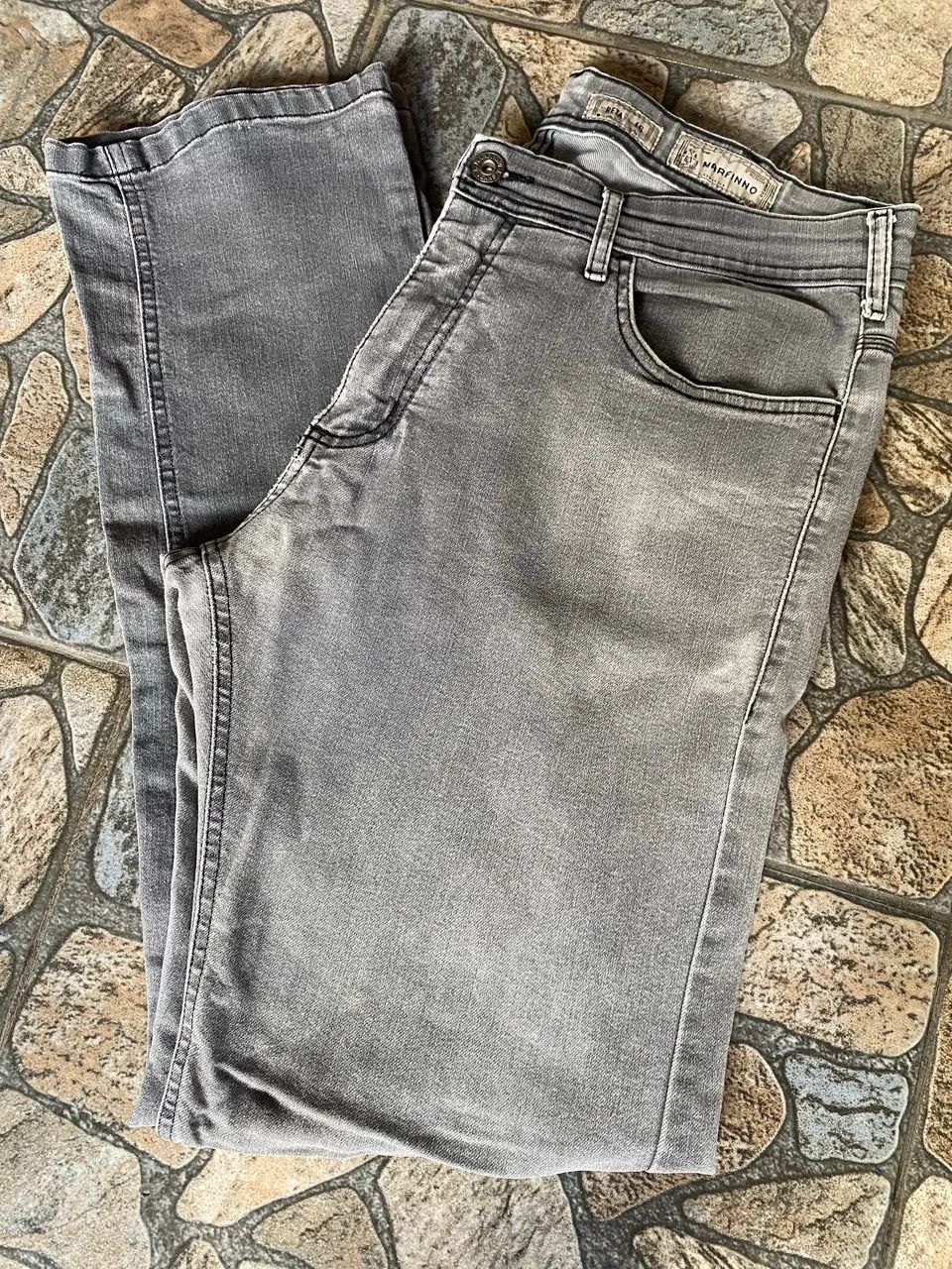 Calça Jeans Marfinno Cinza - Tam 46