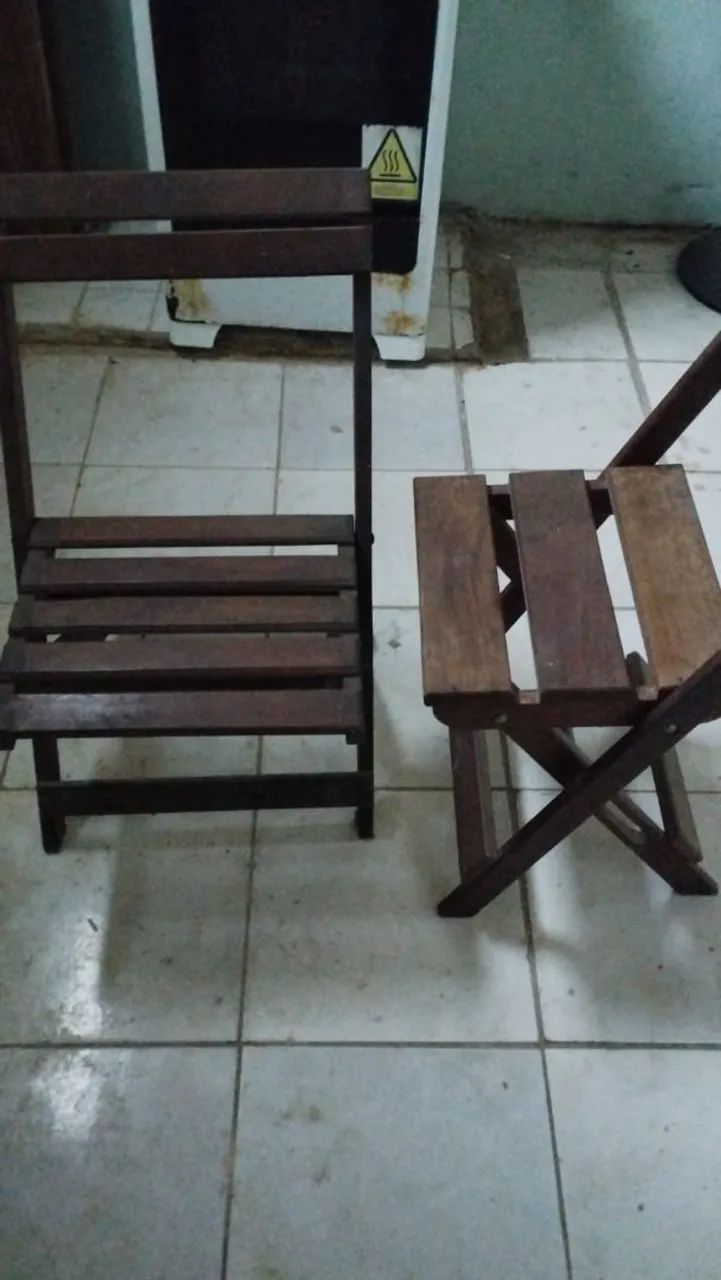 2 CONJUNTOS DE MESA DE MADEIRA. - Foto 3