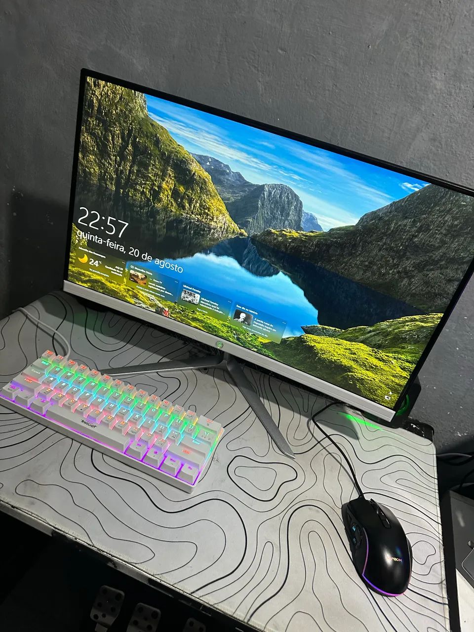 Vendo Pc Gamer Full White RX6600 - Foto 4