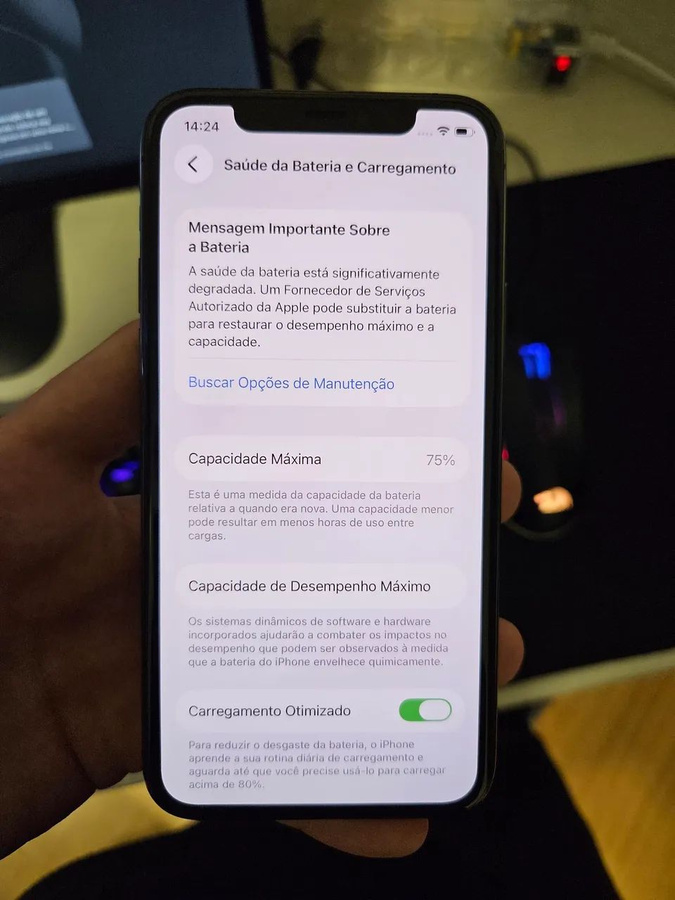 iPhone 11 Pro - Muito Bem Cuidado, Nota Fiscal e Acessórios - Foto 3