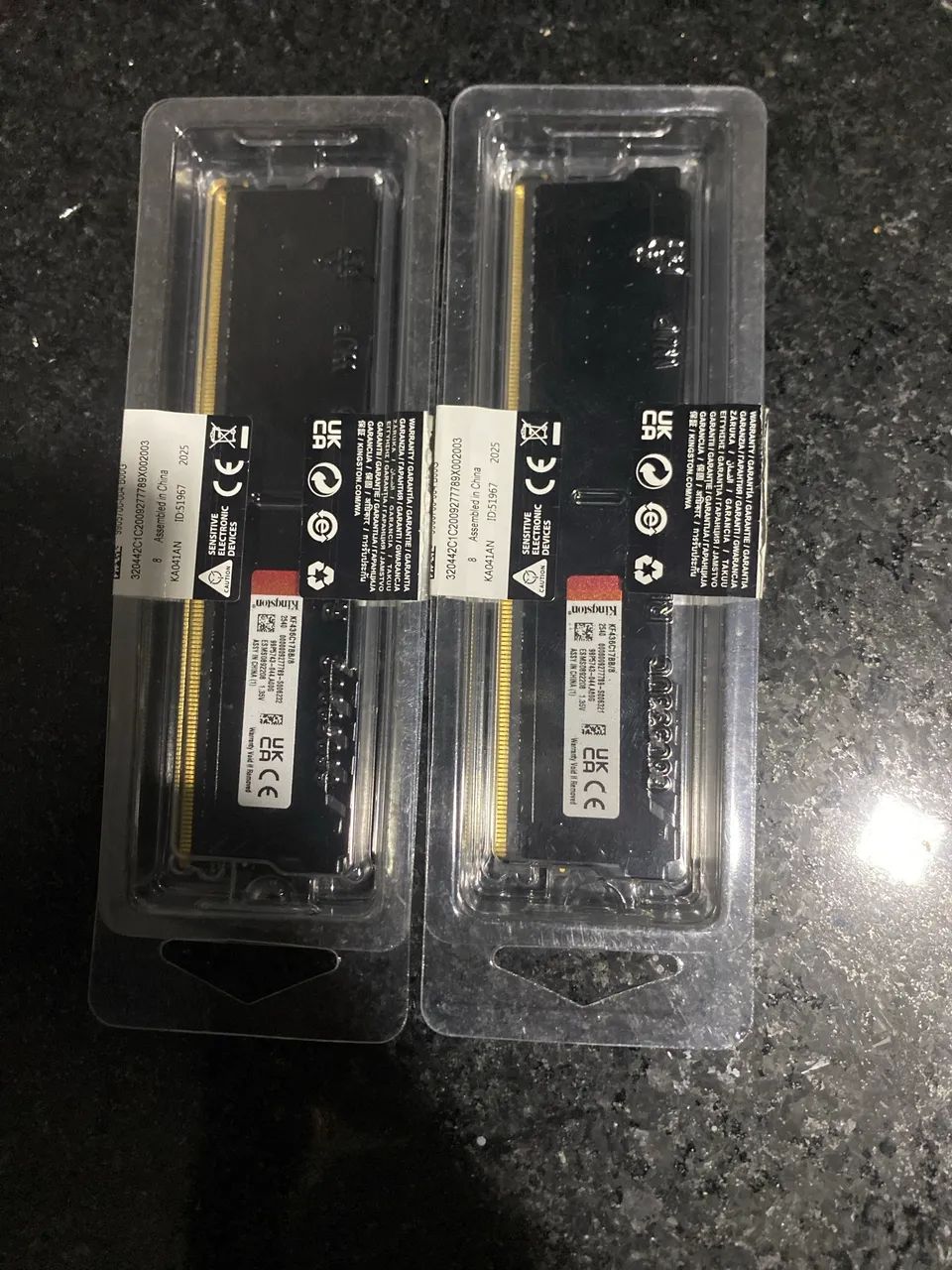 Memória ram KINGSTON FURY original 2x8 3600hz - Foto 2