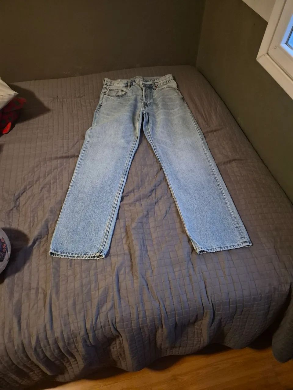 Calça jeans zara reta