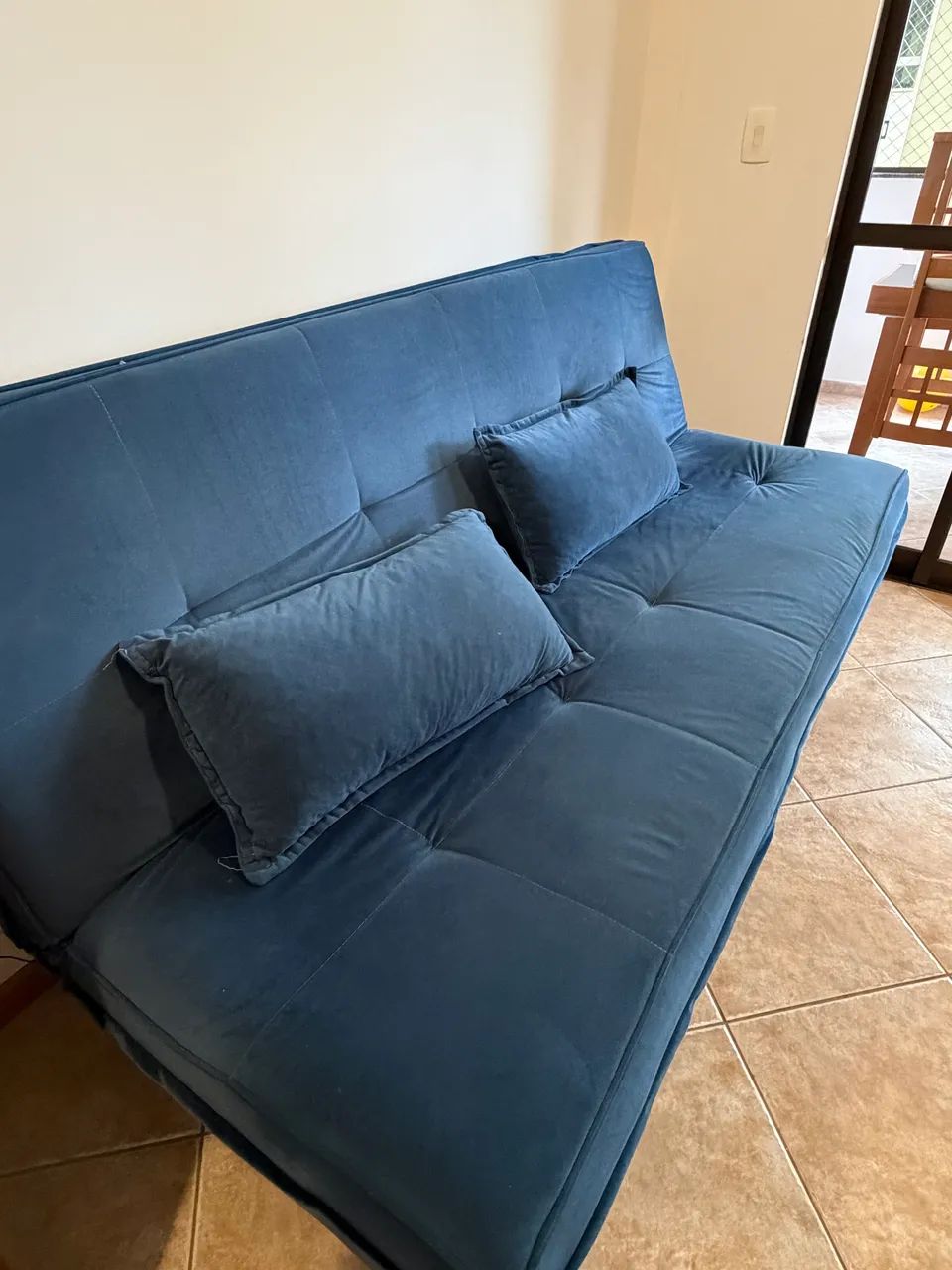 Sofá cama azul  - Foto 2