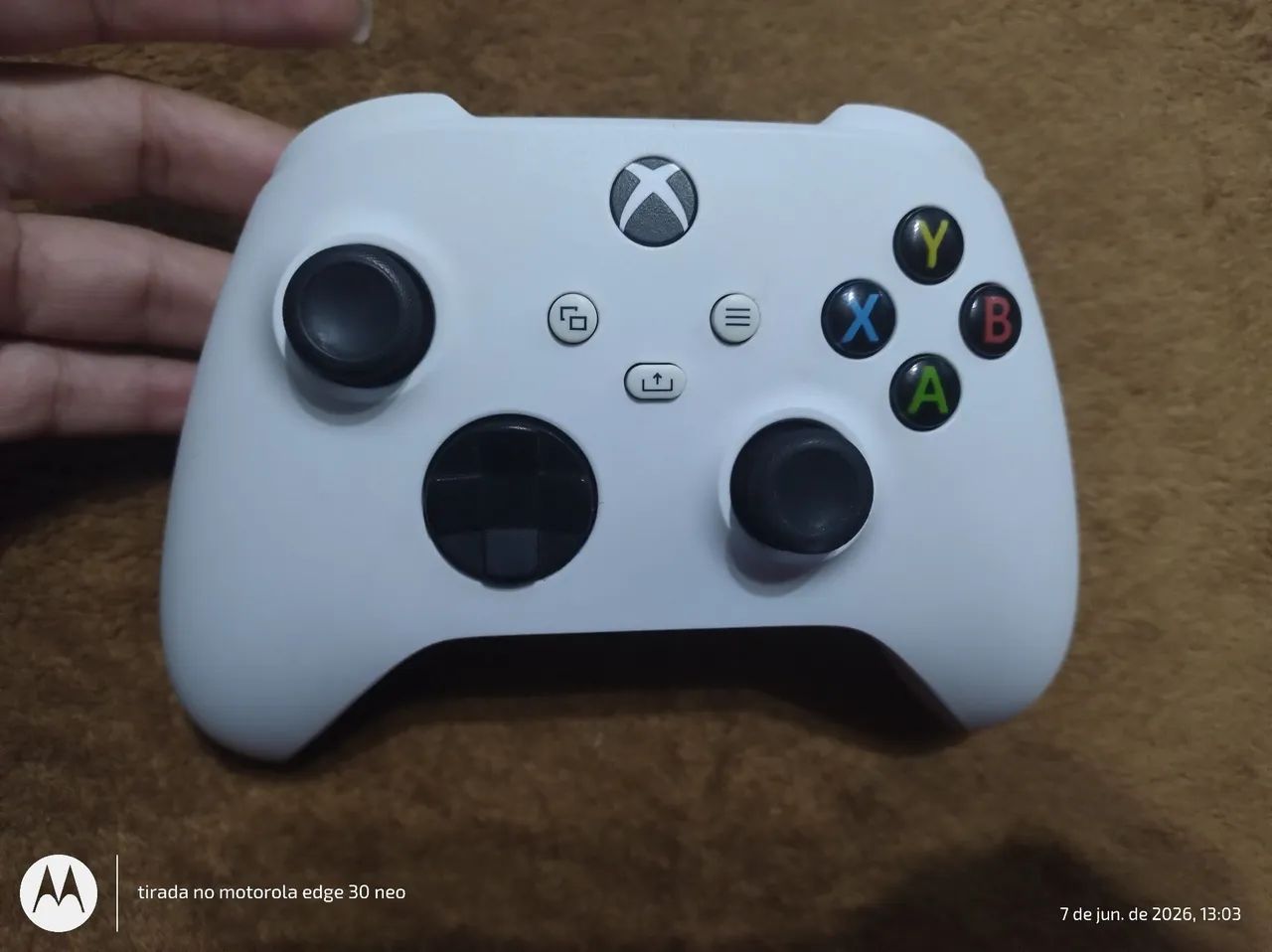 Controle de x box one original funcionando perfeitamente 