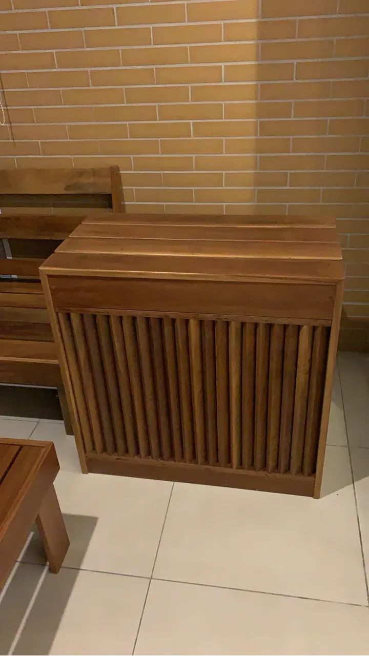 Sofa Canto Alemao com estofado - Foto 2
