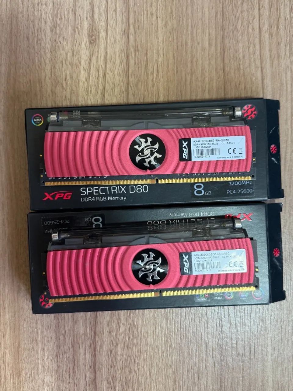 Memória RAM XPG Spectrix D80 RGB 16GB 2x8GB DDR4 3200MHz - Memória