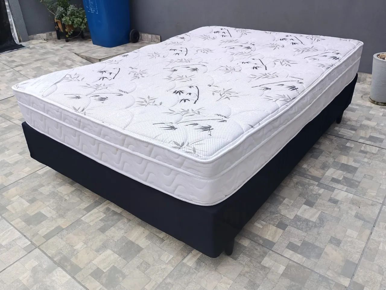 Cama box casal completa 138x188 tamanho padrão  - Foto 5