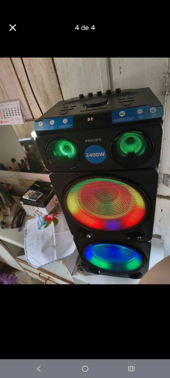Vendo caixa de som bluetooth nova  - Foto 4