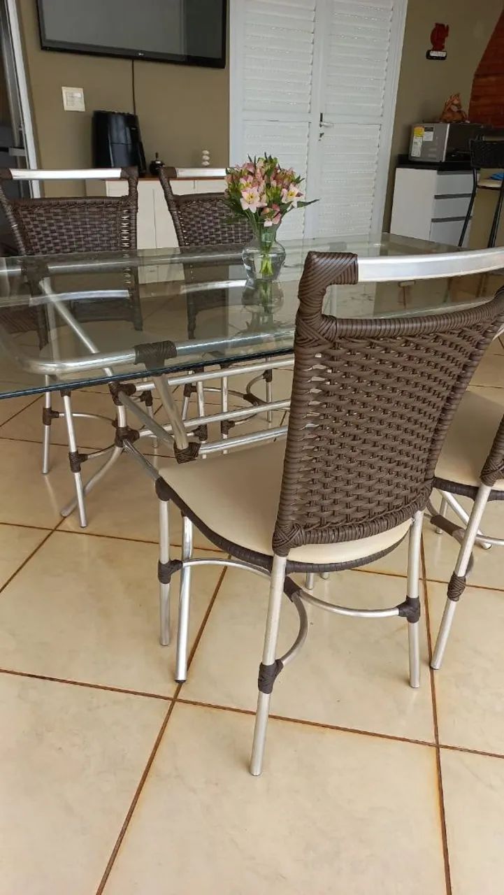 Mesa de vidro - Foto 3