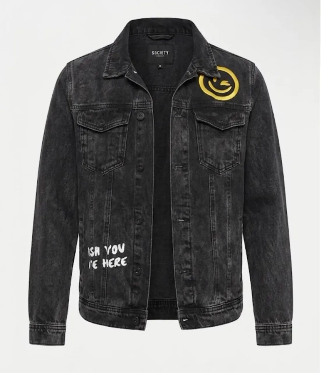 jaqueta jeans bluesteel preta m