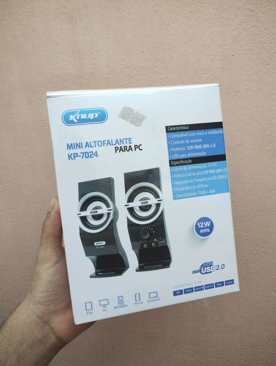 Caixa de som Pc 12w