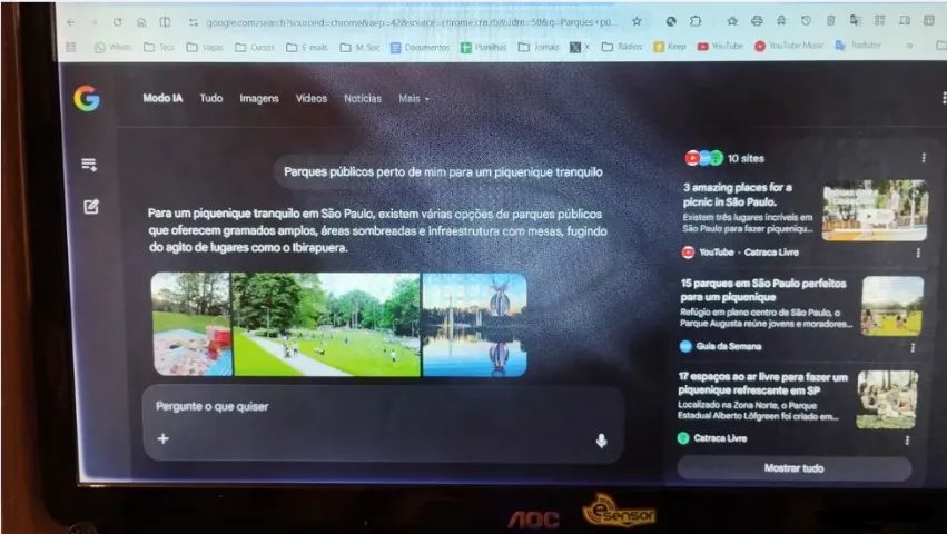 Monitor AOC 22" Full Hd e2240Vwa - Foto 5