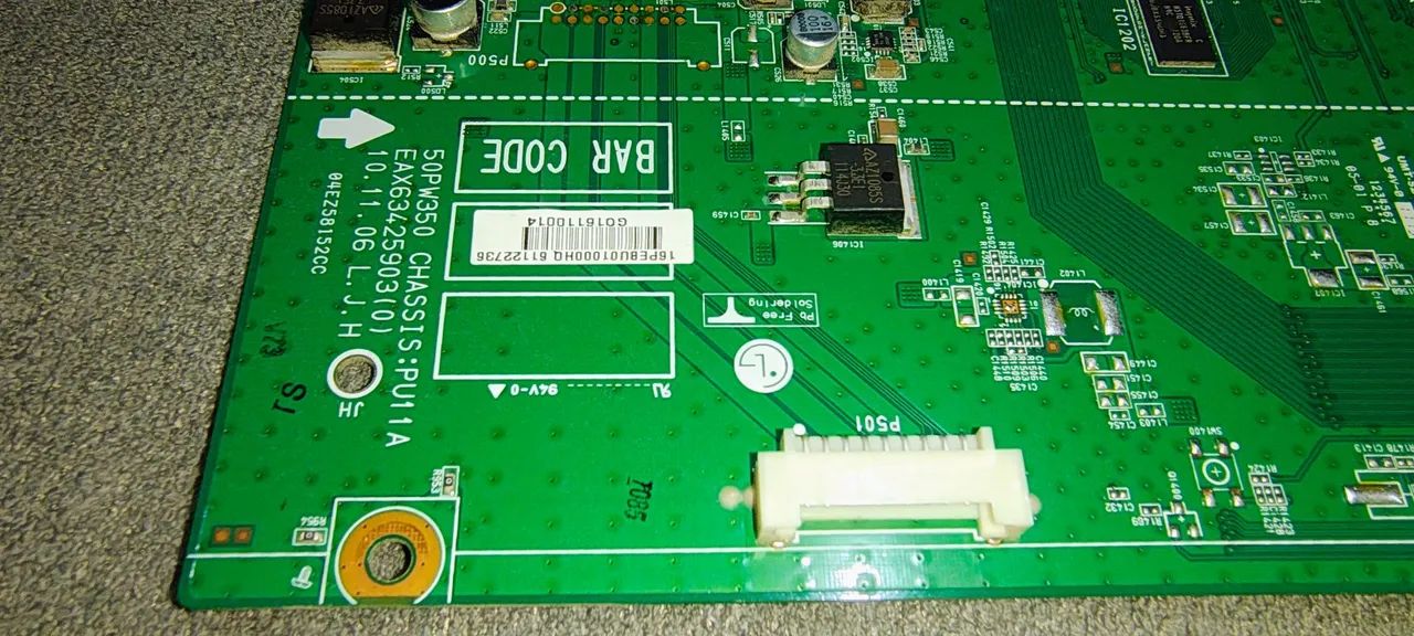 PLACA TV LG 42PT250B EAX63425903(0)<br><br>50PW350 CHASSIS - Foto 3