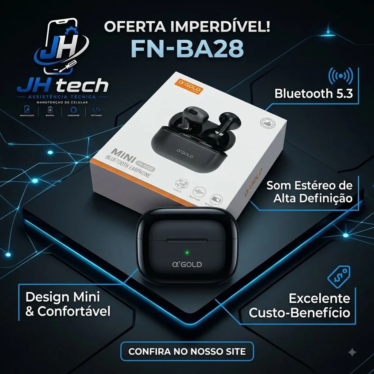 Fone a'gold fn ba28 - Foto 2