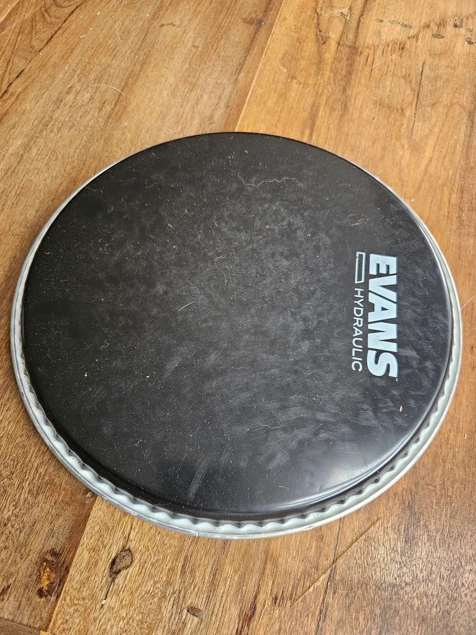 Peles de bateria Evans Hidraulic Black  - Foto 5