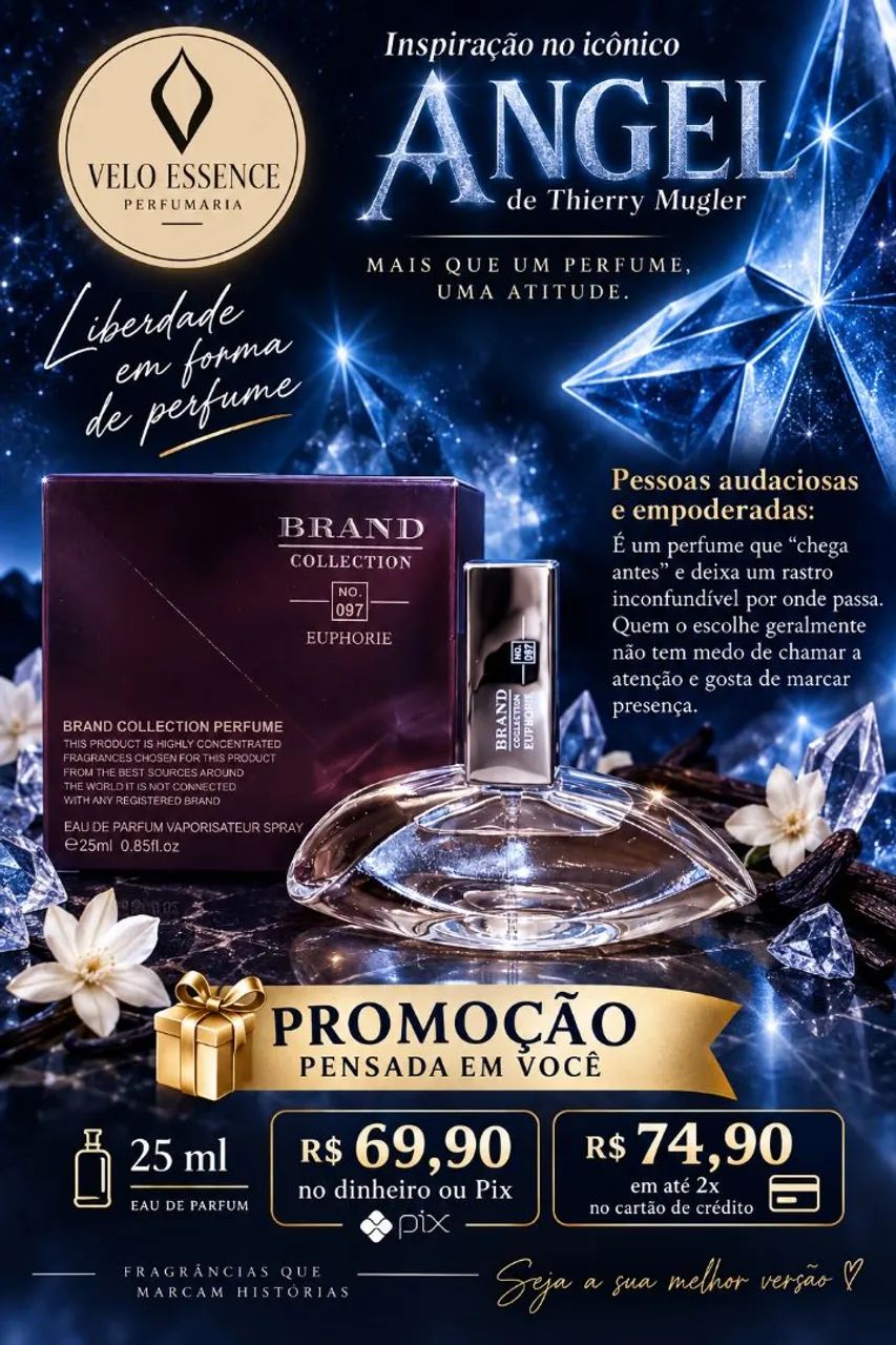 Perfume árabes Arábic 25 ml e perfumes Brand collection 25 ml - Foto 3