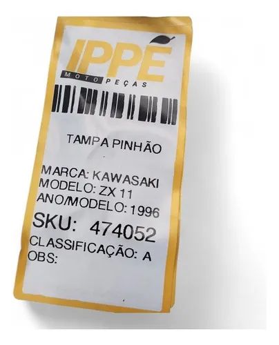 Tampa Pinhão Kawasaki Zx 11 1996 Preto - Peças para motos - Budag