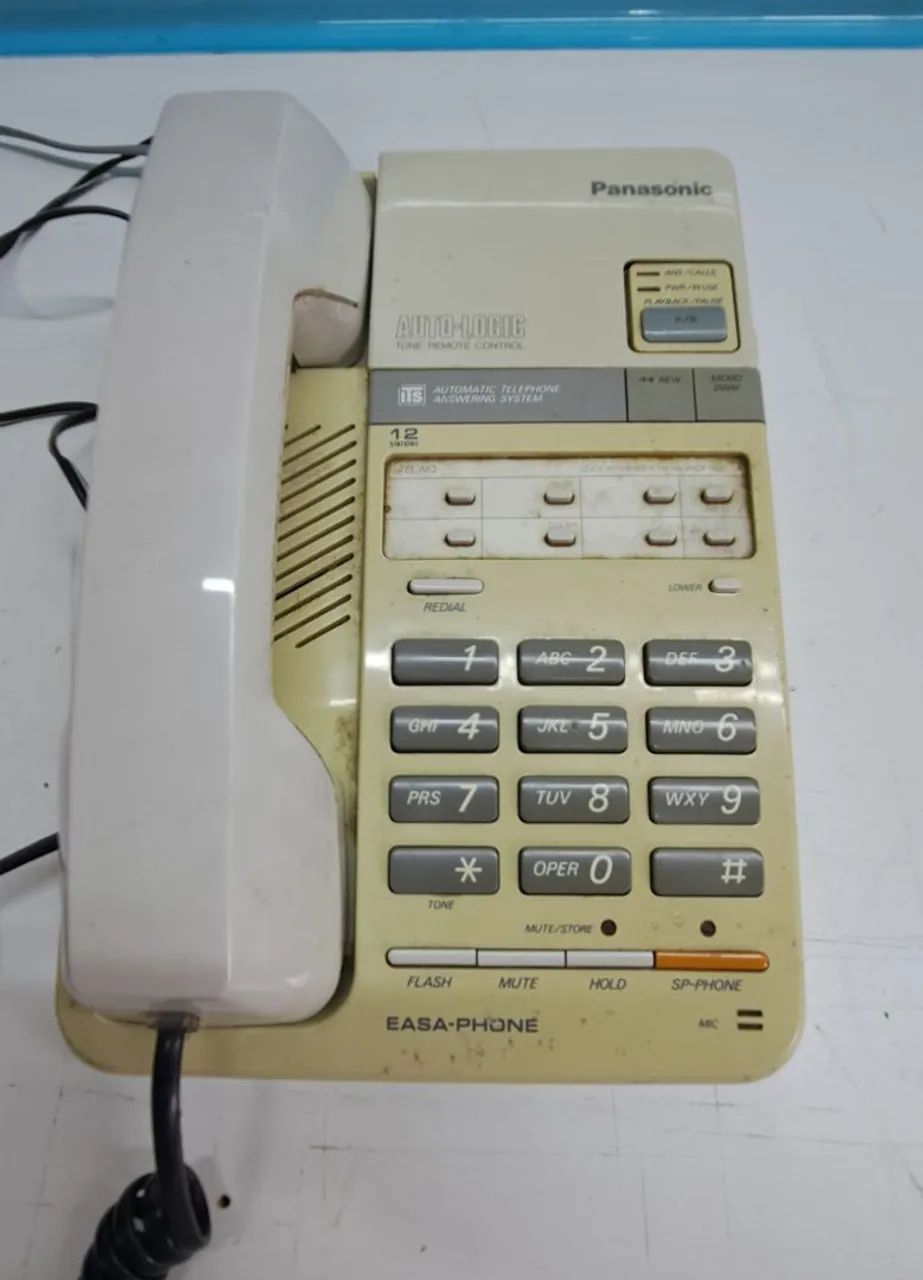 Telefone Panasonic secretária eletrônica