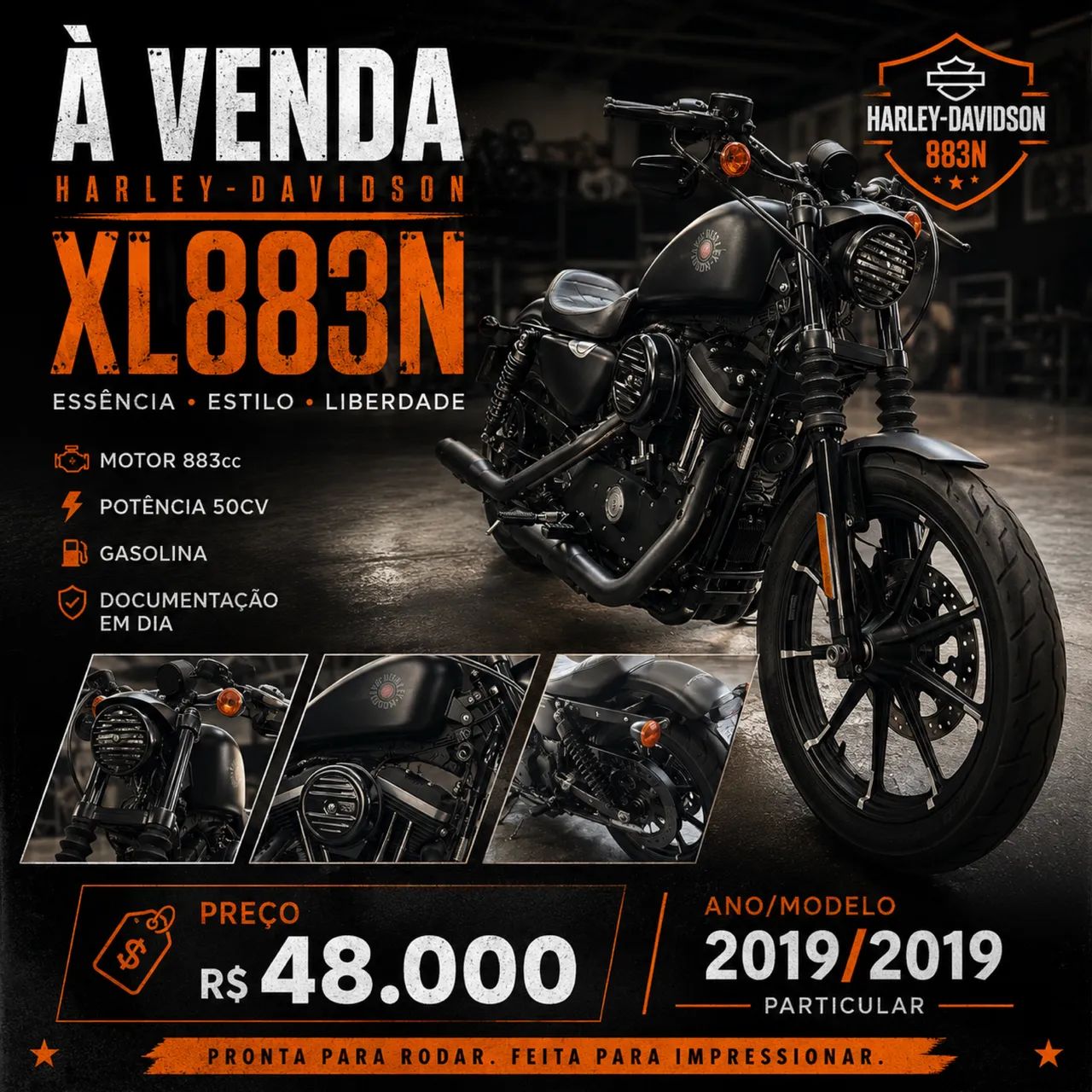 Harley Davdson XL 883N 
