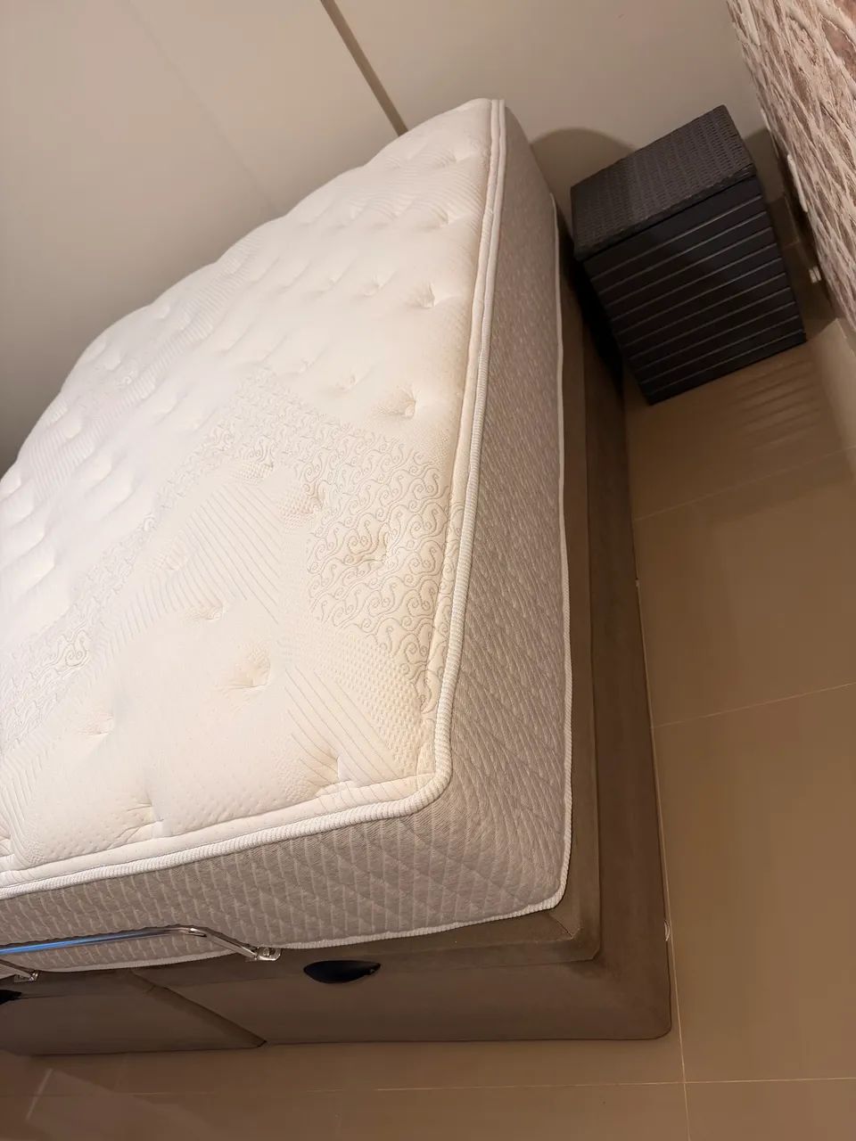 Baú box anti refluxo cama queem  - Foto 3