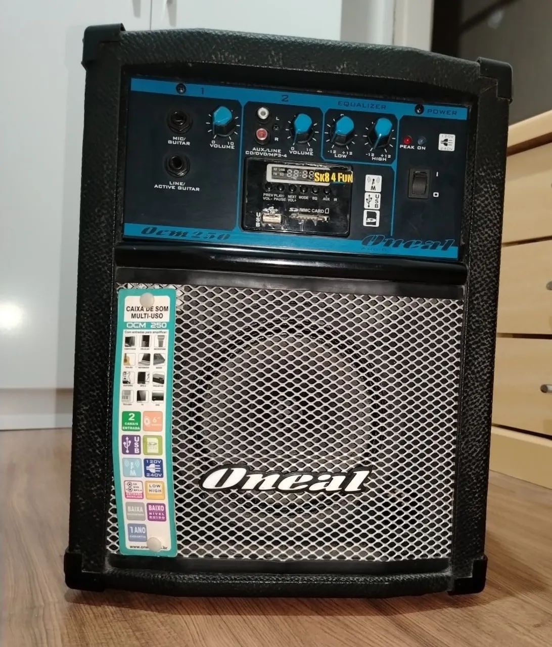 CAIXA AMPLIFICADA ONEAL - OCM 250 MULTIUSO (MUITO CONSERVADA) - Foto 2