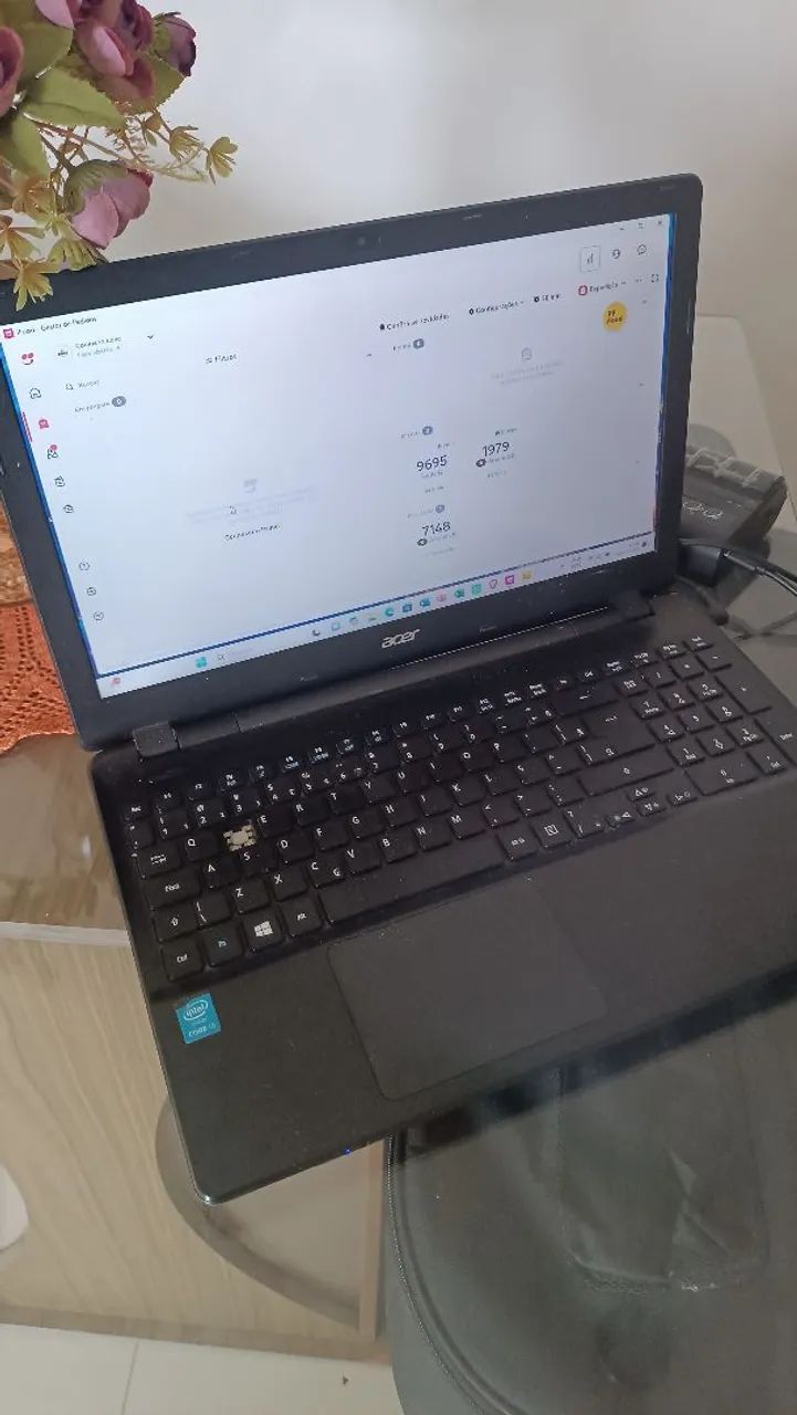 Notebook Acer com SSD 240gb, core i5 e 6gb Ram