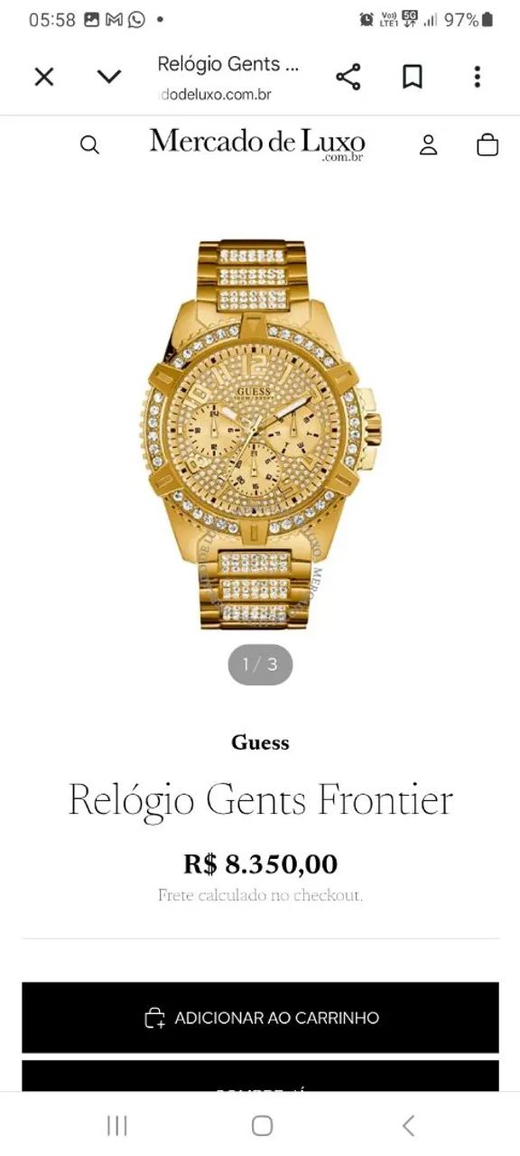 Vendo relogio marca guess 3.500