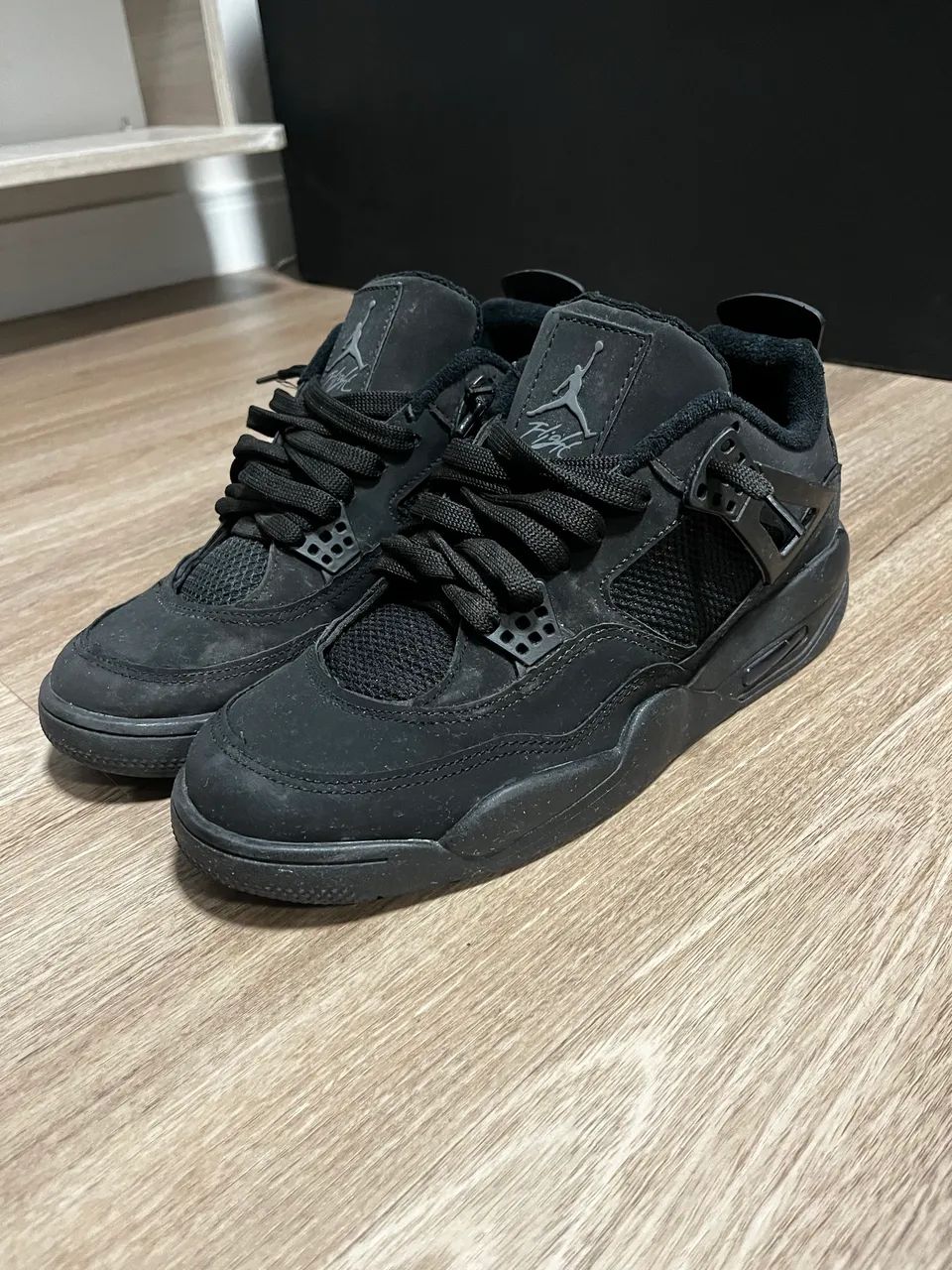 Tênis air jordan 4 black cat
