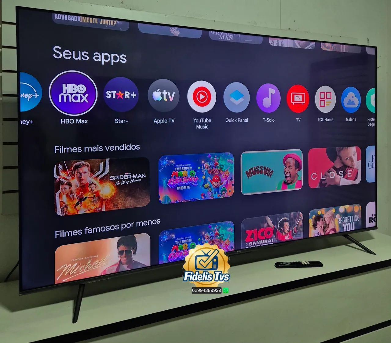 75 TCL SMART WIFI COMPLETA 4K GOOGLE ANDROID  - Foto 3