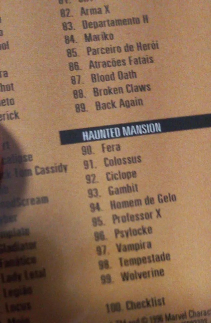 Cards Marvel X-Men Anos 90 - Foto 2