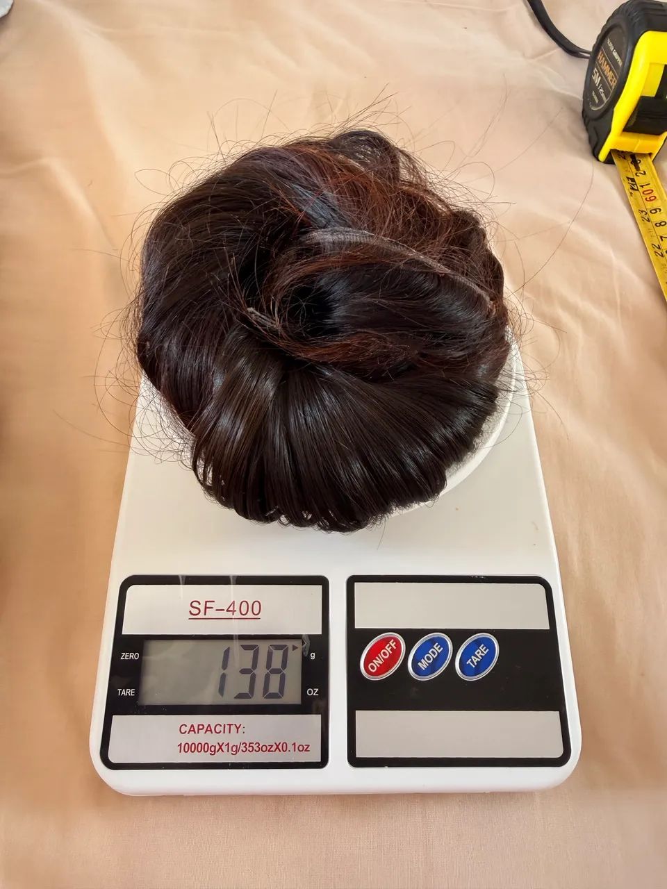 Cabelo humano do Sul com 60 cm na cor castanho avermelhado  - Foto 3