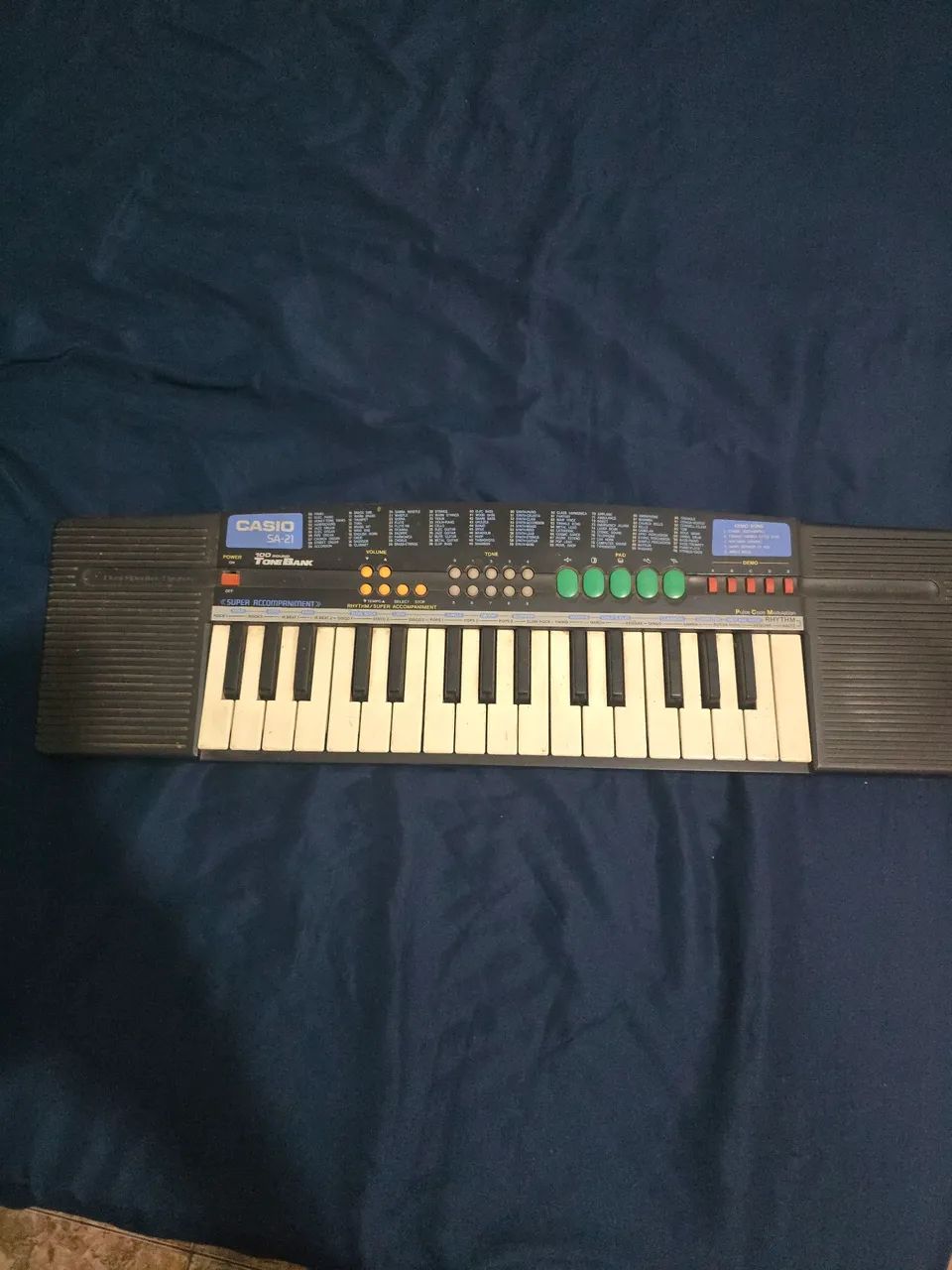 Teclado Casio SA-12 tone bank otimo