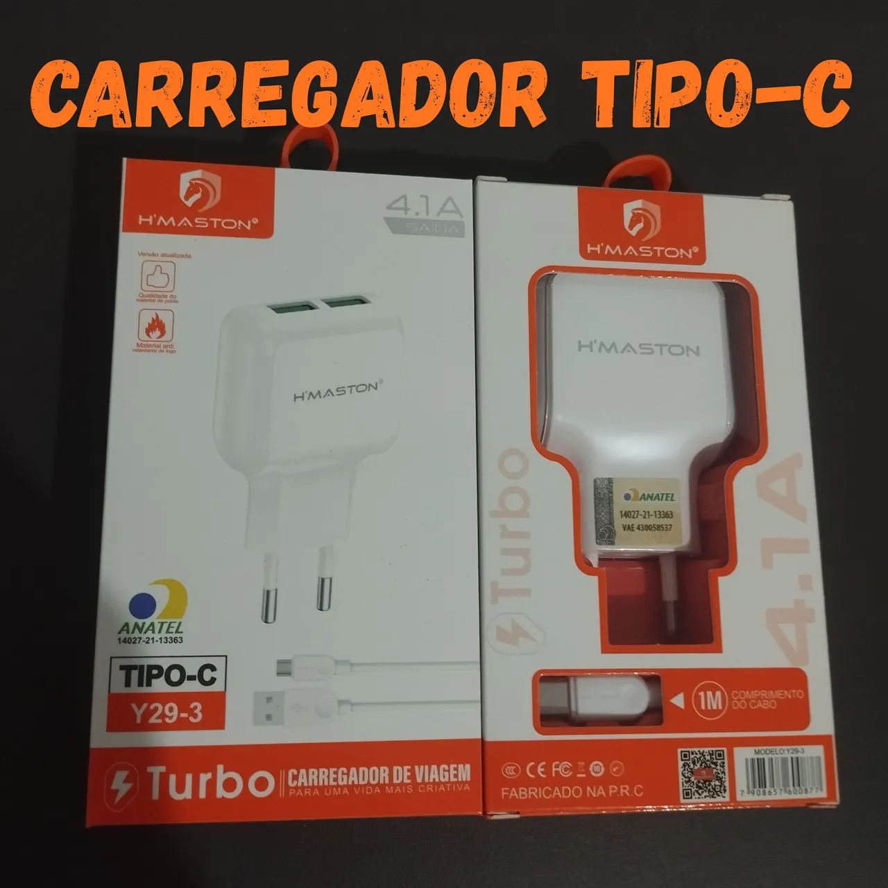 Carregador turbo tipo C e ios (iPhone) promoção  - Foto 2