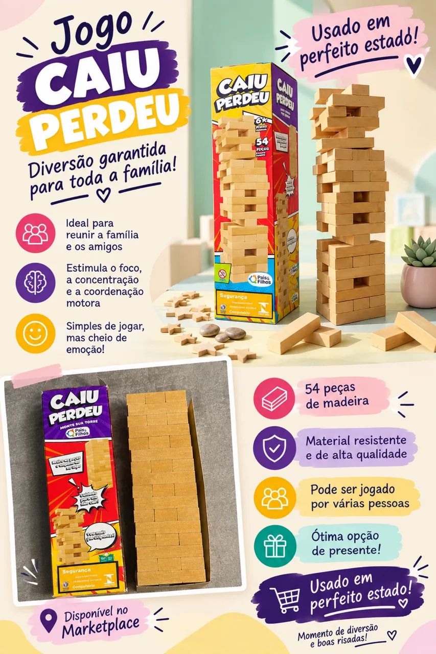 Jogo: Caiu, perdeu  - Foto 2