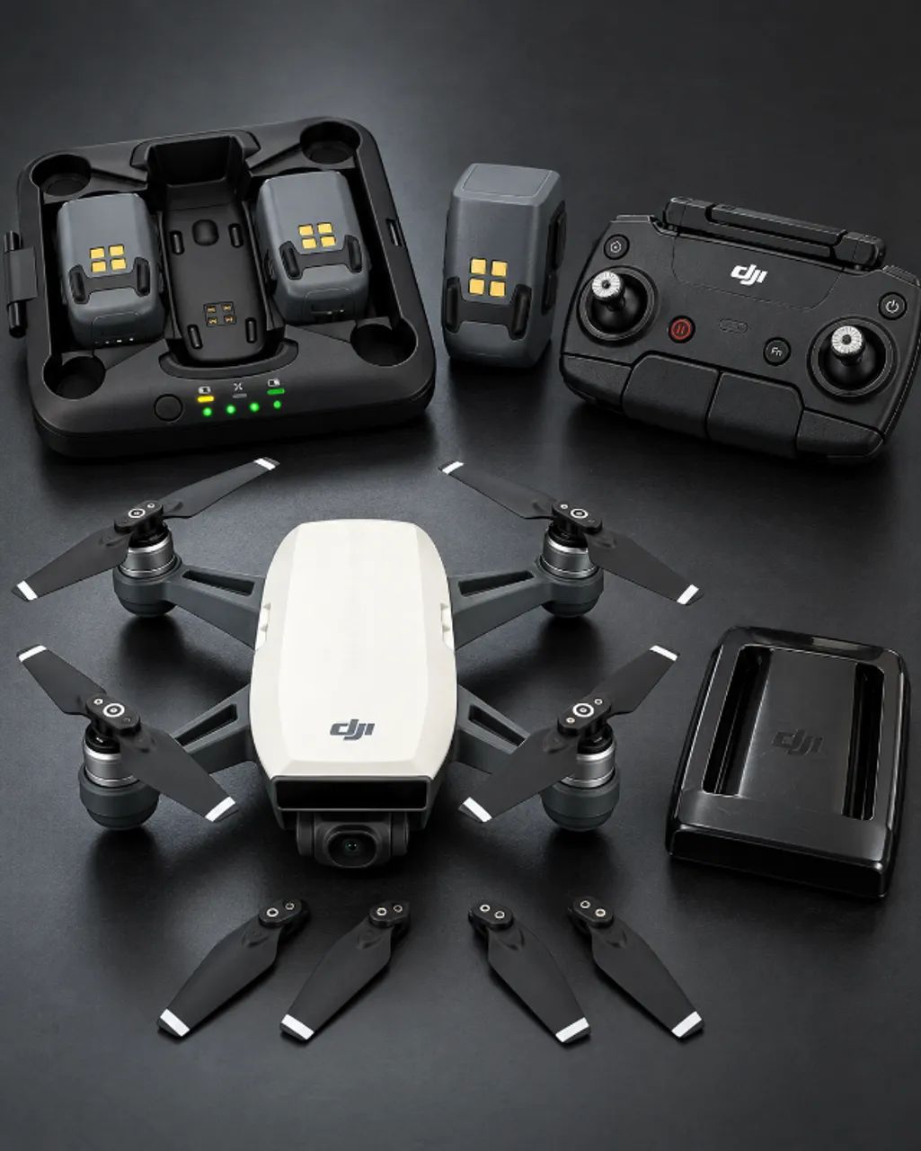 DJI SPARK BRANCO - KIT COMPLETO | ESTADO DE NOVO! - Foto 2