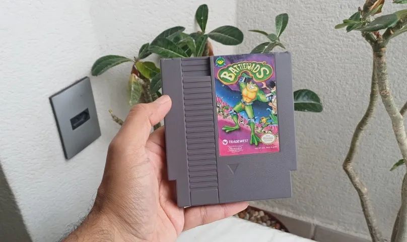 Jogo Cartucho Battletoads Nes Original Impecável