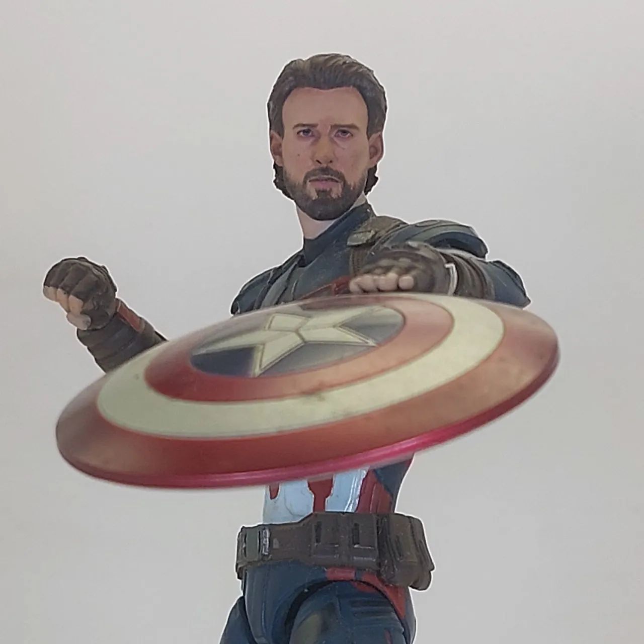 Capitão América (MCU) - ShFiguarts [Original] + Head custom - Foto 3