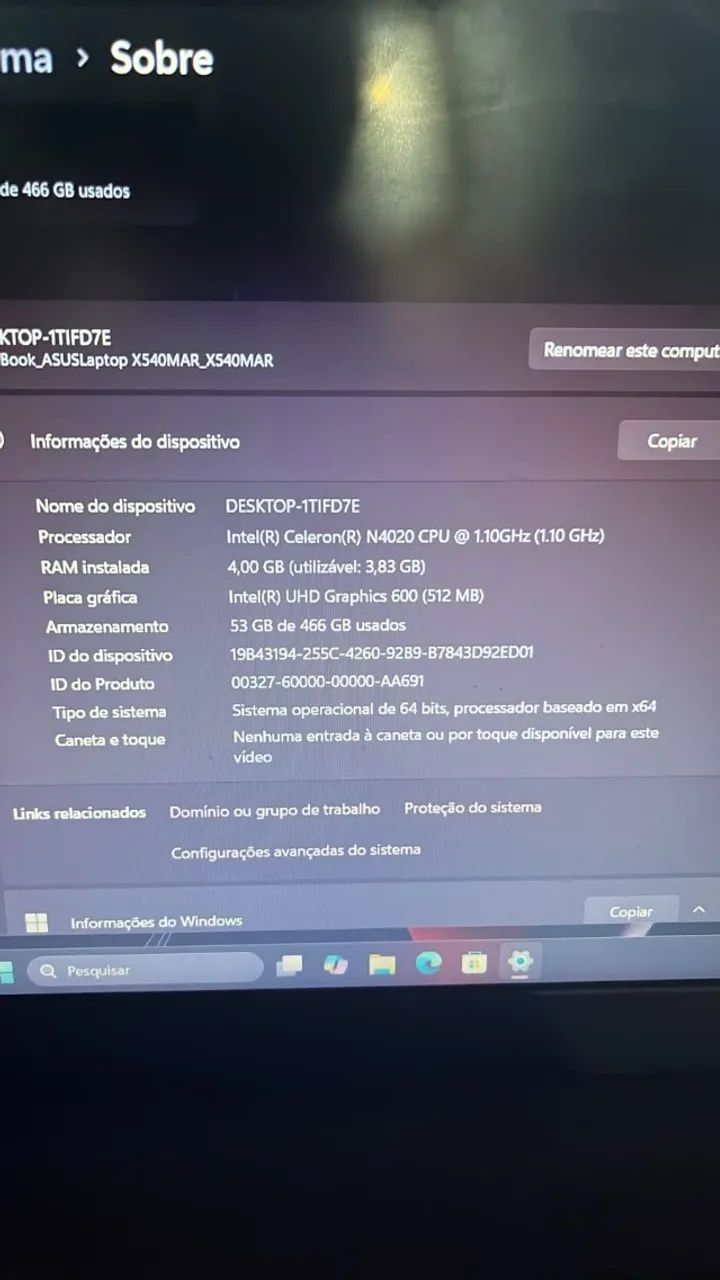 Notebook Semi Novo unico dono para estudos - Venda - Foto 4
