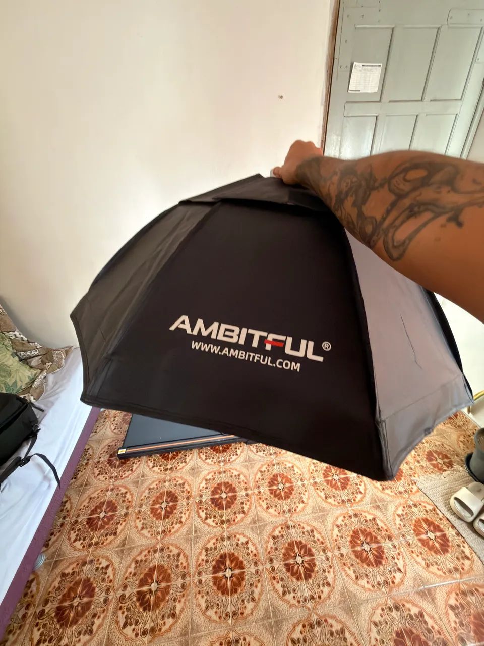 Softbox 95cm com grid AMBITFUL FW95 